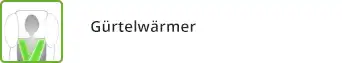 Gürtelwärmer